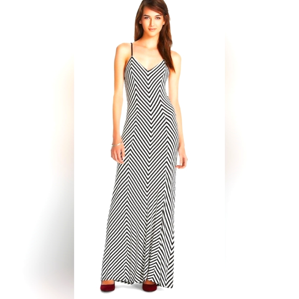 Marineblu Striped Maxi Dress Tall Medium